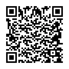 Código QR para número de teléfono +2694708063