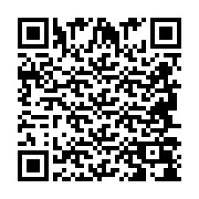 QR Code pour le numéro de téléphone +2694708066