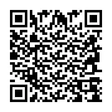 Codice QR per il numero di telefono +2694708080