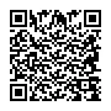 Código QR para número de telefone +2694708092