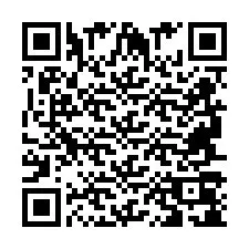 QR-code voor telefoonnummer +2694708197