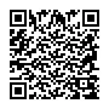 Código QR para número de teléfono +2694708321