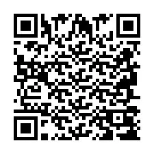 Codice QR per il numero di telefono +2694708324