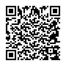 Codice QR per il numero di telefono +2694708343