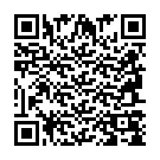 Código QR para número de teléfono +2694708540