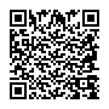 Codice QR per il numero di telefono +2694708588
