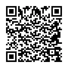 Codice QR per il numero di telefono +2694708597