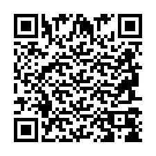 Codice QR per il numero di telefono +2694708601