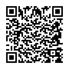 Codice QR per il numero di telefono +2694708606