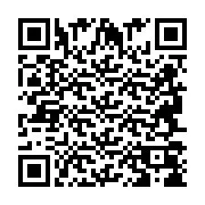 Codice QR per il numero di telefono +2694708622