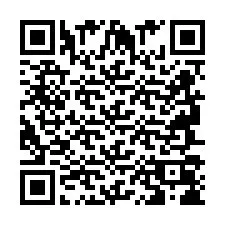 Codice QR per il numero di telefono +2694708624