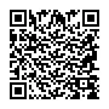Codice QR per il numero di telefono +2694708625
