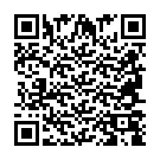 QR-код для номера телефона +2694708833