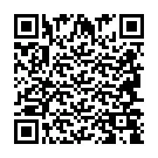 Código QR para número de telefone +2694708872