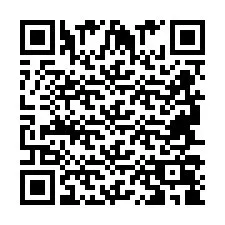 Código QR para número de teléfono +2694708967