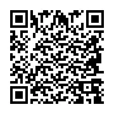 Código QR para número de telefone +2694708986