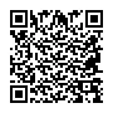 Código QR para número de teléfono +2694709817