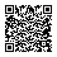 QR-code voor telefoonnummer +2694709837