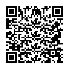 Código QR para número de telefone +2694709857