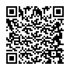 QR код за телефонен номер +2694709872