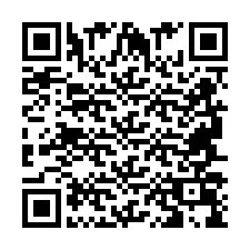 Código QR para número de telefone +2694709877