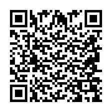 QR-code voor telefoonnummer +2694709979