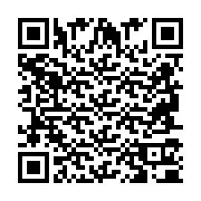 Codice QR per il numero di telefono +2694710009