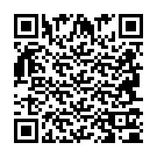 Codice QR per il numero di telefono +2694710012