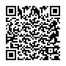 Codice QR per il numero di telefono +2694710021