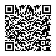 Kod QR dla numeru telefonu +2694710025