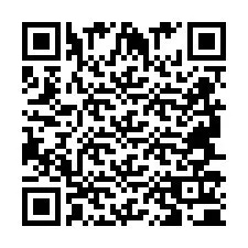 Codice QR per il numero di telefono +2694710073