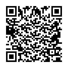 QR Code pour le numéro de téléphone +2694710077