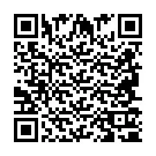 QR-code voor telefoonnummer +2694710136