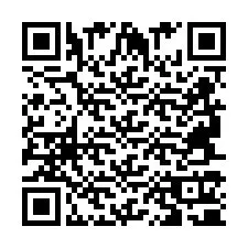 Código QR para número de telefone +2694710143