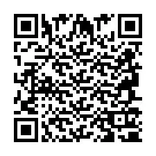 Código QR para número de teléfono +2694710160