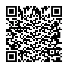 Kod QR dla numeru telefonu +2694710162