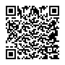 QR код за телефонен номер +2694710167