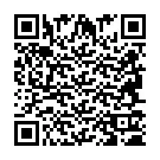 QR-code voor telefoonnummer +2694710222