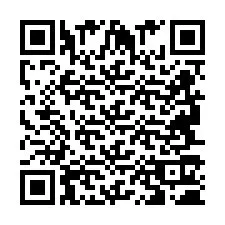 QR Code pour le numéro de téléphone +2694710296