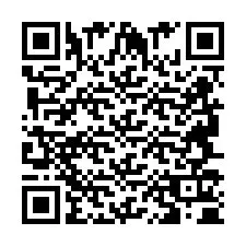 QR Code pour le numéro de téléphone +2694710472