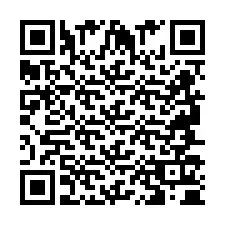 Código QR para número de telefone +2694710478