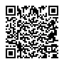 Kod QR dla numeru telefonu +2694710487