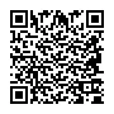 QR-koodi puhelinnumerolle +2694710496