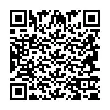 Codice QR per il numero di telefono +2694710522