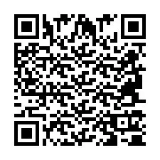 Código QR para número de teléfono +2694710543