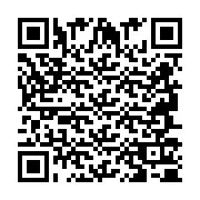 Código QR para número de teléfono +2694710574