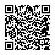 QR-код для номера телефона +2694710647