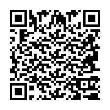 QR-код для номера телефона +2694710706