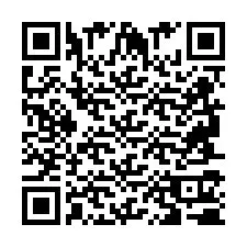 Código QR para número de teléfono +2694710709