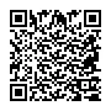 Código QR para número de teléfono +2694710717